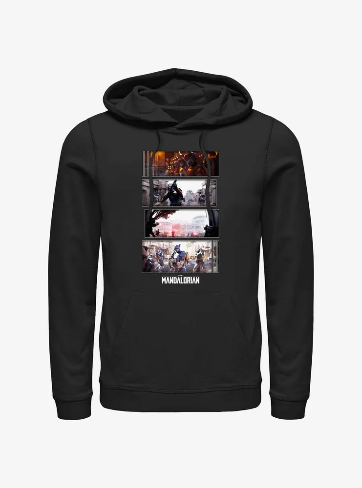 Star Wars The Mandalorian Battle Sequence Hoodie