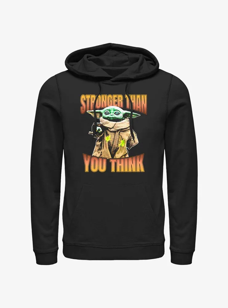 Star Wars The Mandalorian Grogu Stronger Than You Think Hoodie