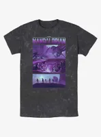 Star Wars the Mandalorian Rescue of Foundling Mineral Wash T-Shirt