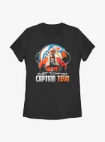 Star Wars The Mandalorian Captain Teva Womens T-Shirt