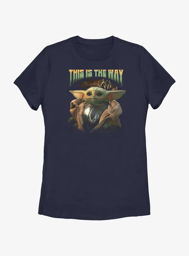 Star Wars The Mandalorian Grogu Clan of Two Womens T-Shirt BoxLunch Web Exclusive