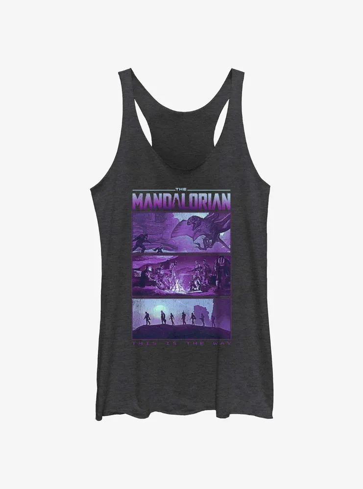 Star Wars the Mandalorian Rescue of Foundling Womens Tank Top