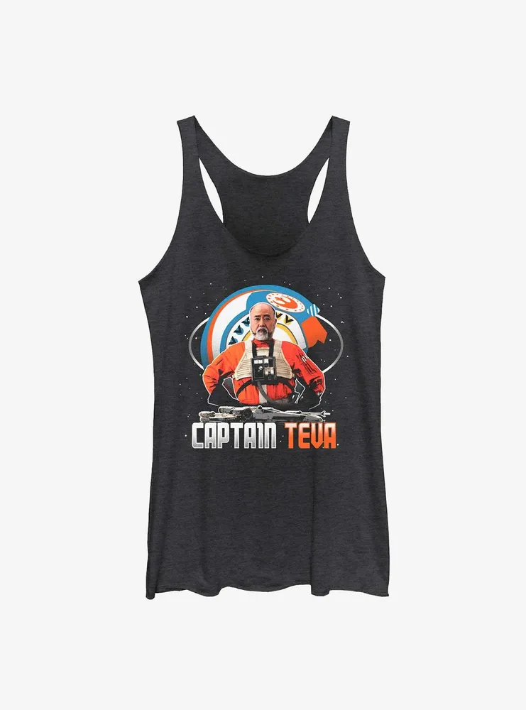 Star Wars The Mandalorian Captain Teva Womens Tank Top