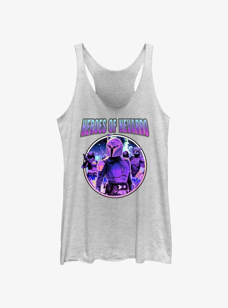 Star Wars The Mandalorian Heroes of Nevarro Womens Tank Top