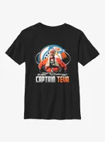 Star Wars The Mandalorian Captain Teva Youth T-Shirt