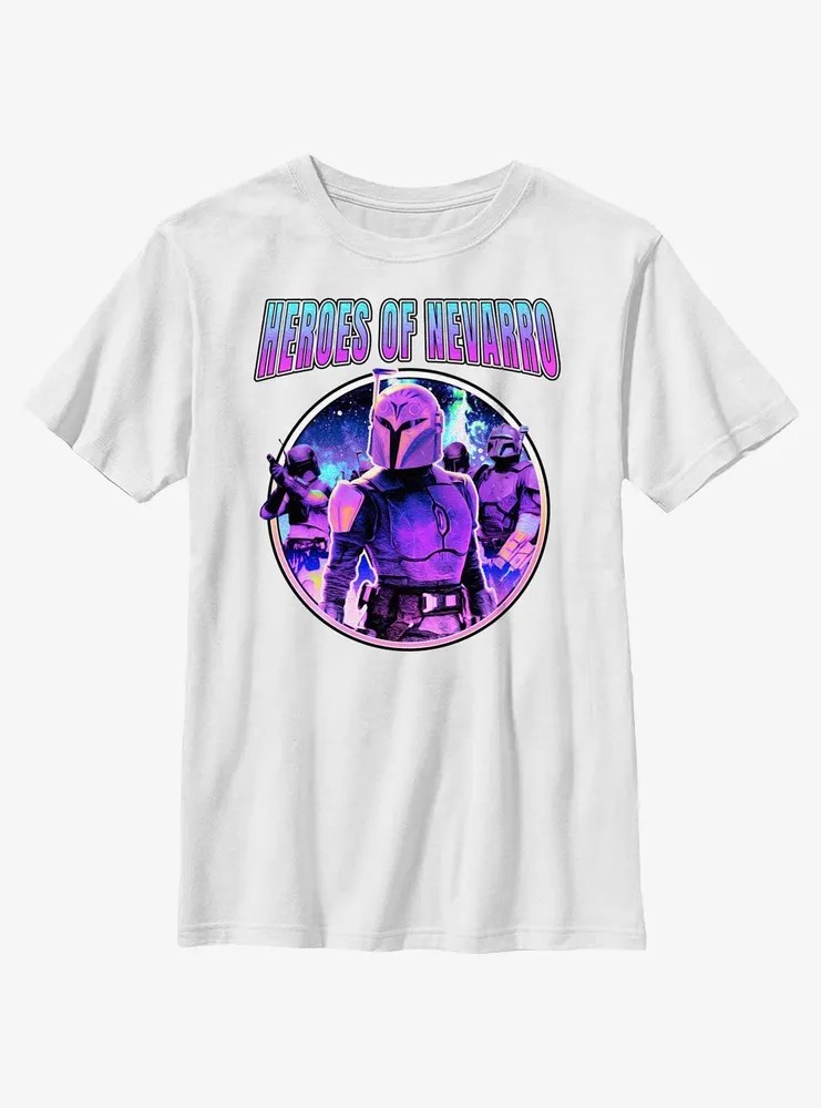 Star Wars The Mandalorian Heroes of Nevarro Youth T-Shirt