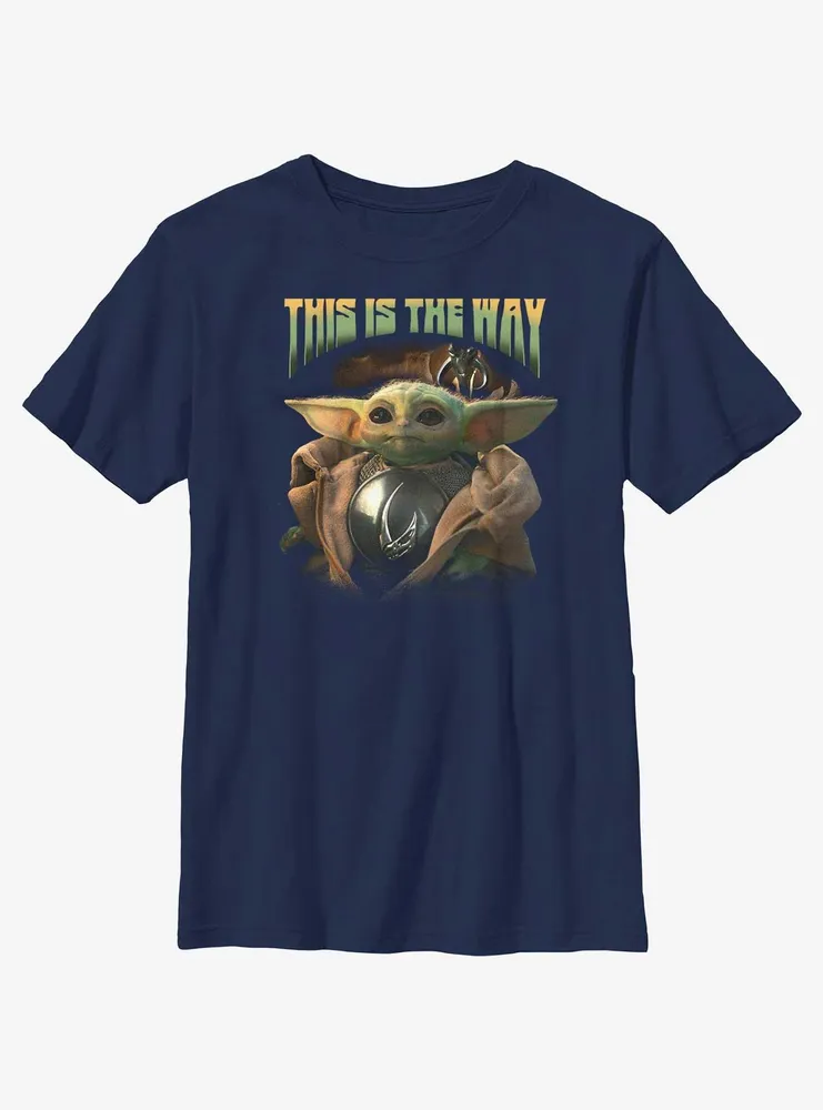 Star Wars The Mandalorian Grogu Clan of Two Youth T-Shirt BoxLunch Web Exclusive