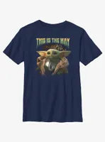 Star Wars The Mandalorian Grogu Clan of Two Youth T-Shirt BoxLunch Web Exclusive