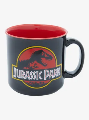 Jurassic Park Logo Camper Mug