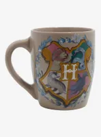 Harry Potter Floral Hogwarts Crest Mug