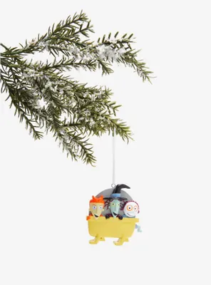 Hallmark Ornaments Disney The Nightmare Before Christmas Lock, Shock, & Barrel Bathtub Ornament