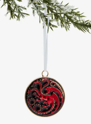Hallmark Ornaments Game of Thrones: House of the Dragon House Targaryen Crest Premium Ornament