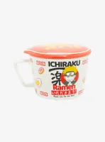 Naruto Ichiraku Ramen Bowl with Lid and Handle