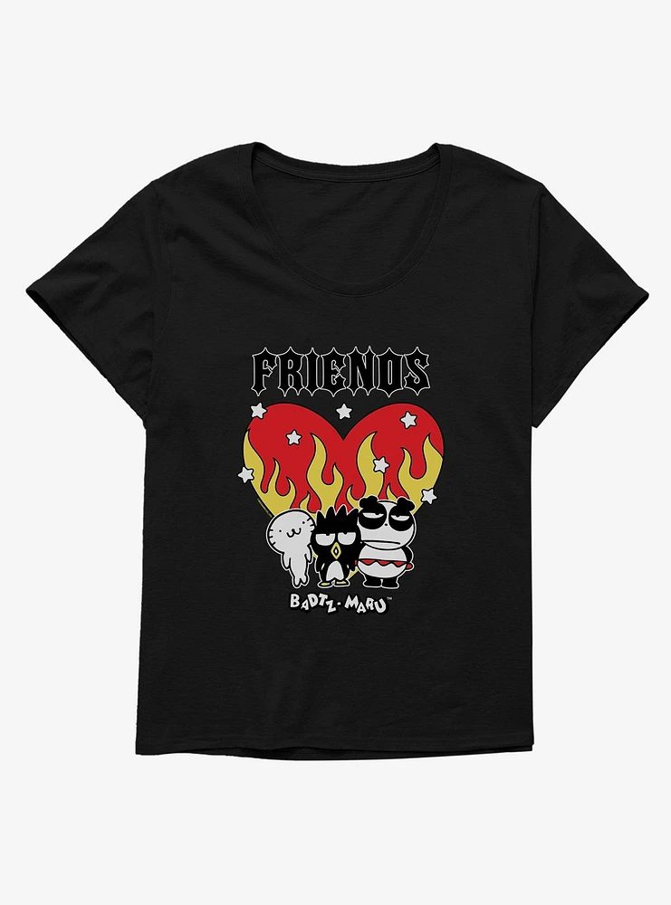 Badtz Maru Friends Heart Girls T-Shirt Plus