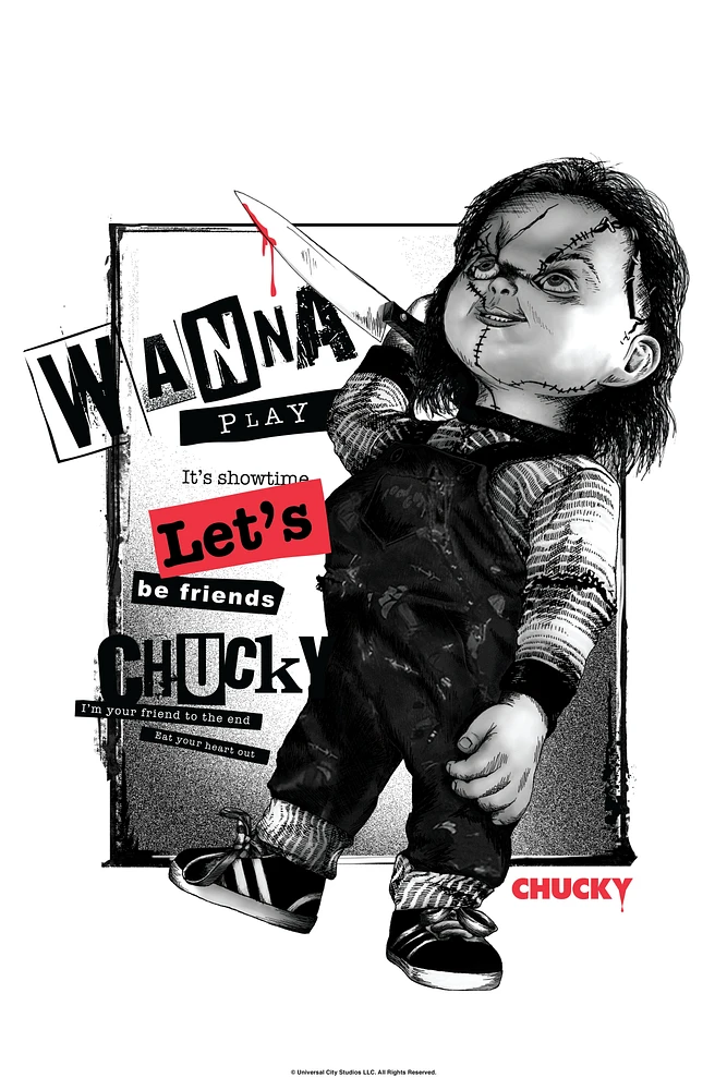 Chucky TV Series Let's Be Friends Poster