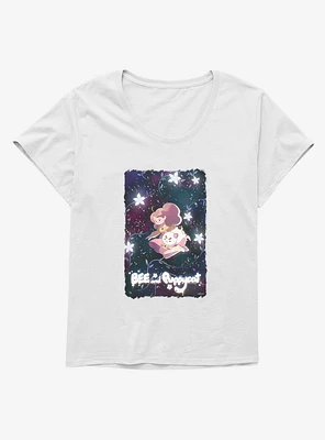 Bee And Puppycat Space Flowers Poster Girls T-Shirt Plus