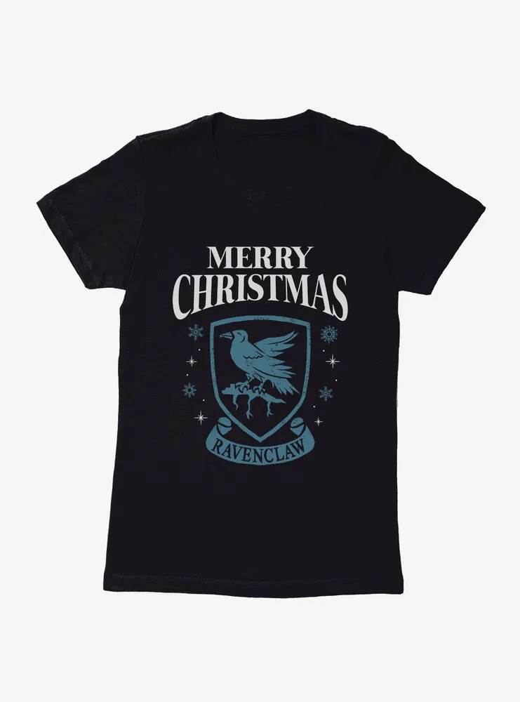 Harry Potter Merry Christmas Ravenclaw Womens T-Shirt