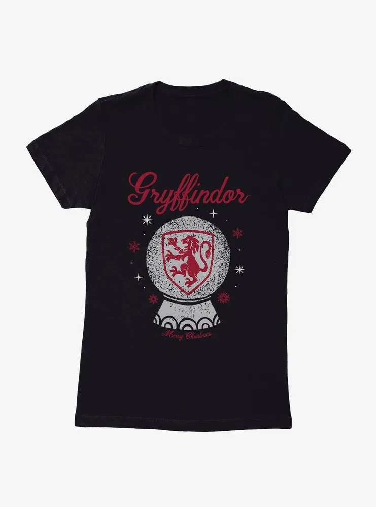 Harry Potter Snow Globe Gryffindor Womens T-Shirt