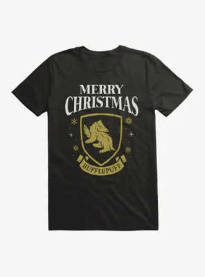Harry Potter Merry Christmas Hufflepuff T-Shirt