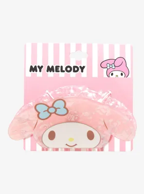 My Melody Face Pearlescent Claw Hair Clip