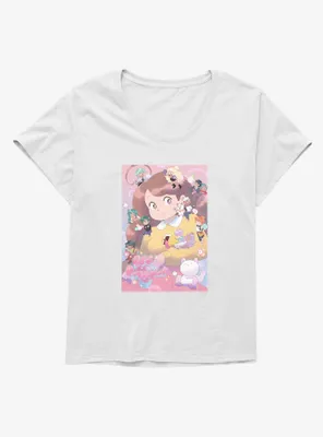 Bee And Puppycat Group Poster Womens T-Shirt Plus