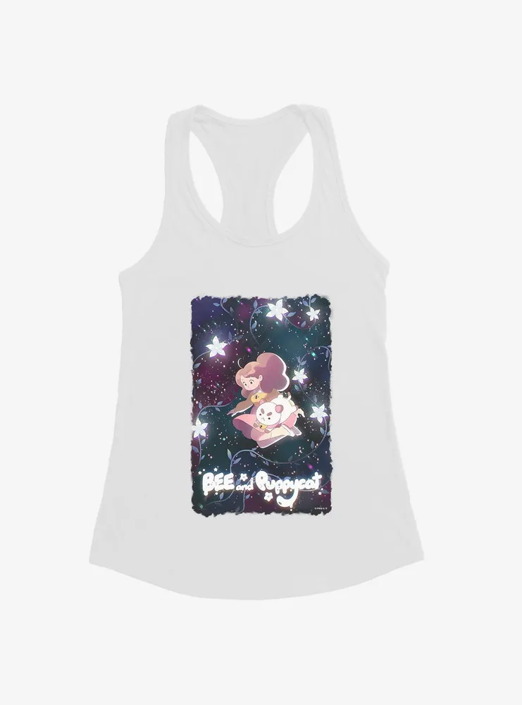 Bee And Puppycat Space Flowers Poster Womens Tank Top