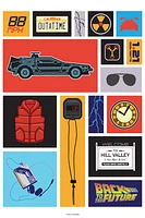 Back To The Future Icons Poster