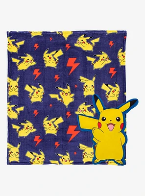 Pokemon Lightning Zap Character Hugger Pillow And Silk Touch Throw Set