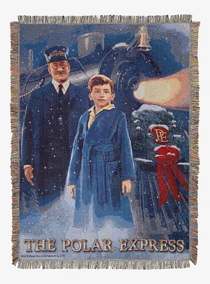 The Polar Express We Believe Woven Tapestry Throw Blanket
