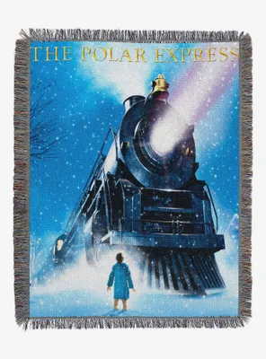 The Polar Express Engine Wonder Woven Tapestry Throw Blanket