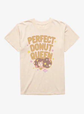 Bee And PuppyCat Perfect Donut Queen Mineral Wash T-Shirt