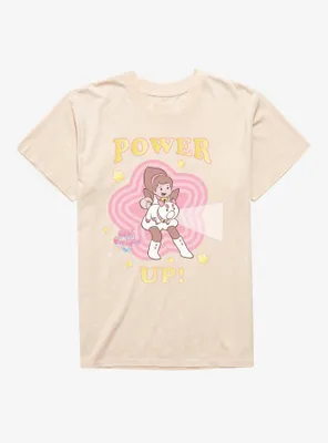 Bee And PuppyCat Power Up Mineral Wash T-Shirt