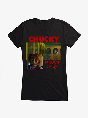 Chucky TV Series Good Guys Wanna Play Girls T-Shirt