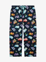 Disney Pixar Food Trucks Allover Print Women's Plus Sleep Pants - BoxLunch Exclusive