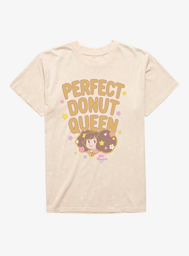 Bee And PuppyCat Perfect Donut Queen Mineral Wash T-Shirt