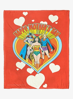 DC Comics Justice League Mom Group Throw Blanket