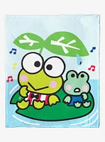 Keroppi Lilypad Joyride Silk Touch Throw Blanket