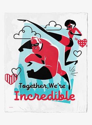 Disney Pixar The Incredibles Incredible Together Blanket