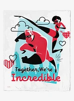 Disney Pixar The Incredibles Incredible Together Blanket