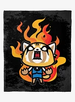 Aggretsuko Fiery Rage Silk Touch Throw Blanket