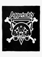 Aggretsuko Heavy Metal Silk Touch Throw Blanket