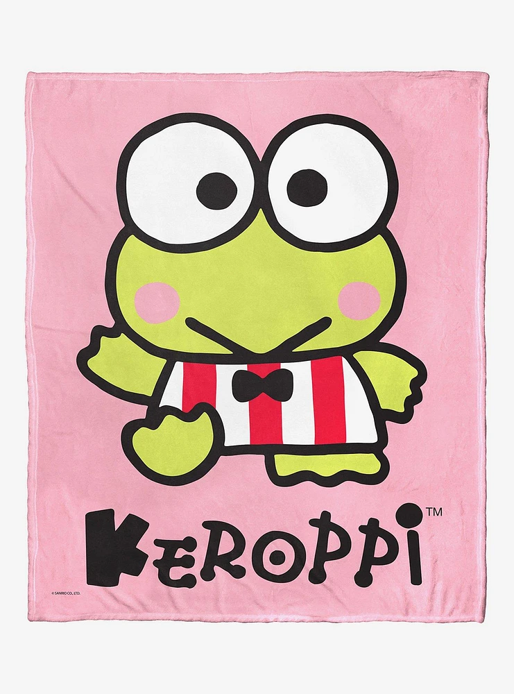 Keroppi Waves Silk Touch Throw Blanket