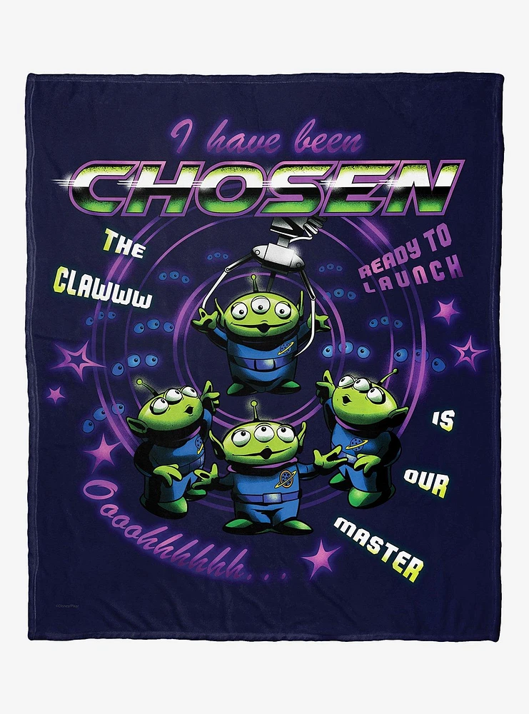 Disney Pixar Toy Story Chosen Aliens Throw Blanket