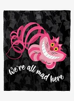 Disney Alice In Wonderland Crazy Like A Cheshire Blanket