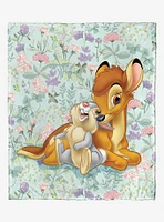 Disney Bambi 80th Celebration Botanical Duo Throw Blanket