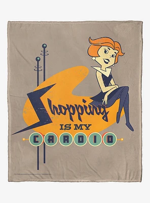 The Jetsons Shopping Workout Throw Blanket