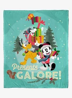Disney Mickey Mouse Presents Galore Throw Blanket