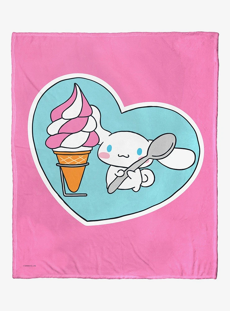 Cinnamoroll Cinnamon Swirl Throw Blanket