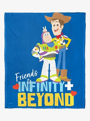 Disney Pixar Toy Story Infinity And Beyond Valentine Blanket