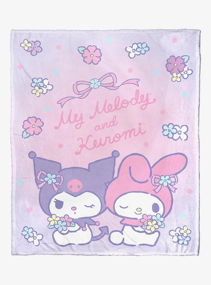 My Melody Pastel Pals Silk Touch Throw Blanket